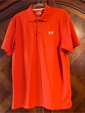 Under Armour Men’s Bright Orange Performance Polo